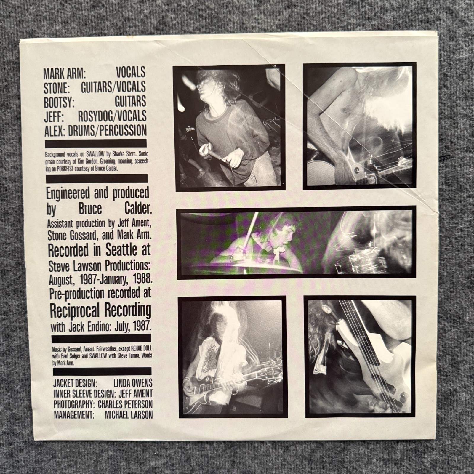 Green River – Rehab Doll 1988 Sub Pop LP 1st Press EX Grunge Pearl Jam Mudhoney