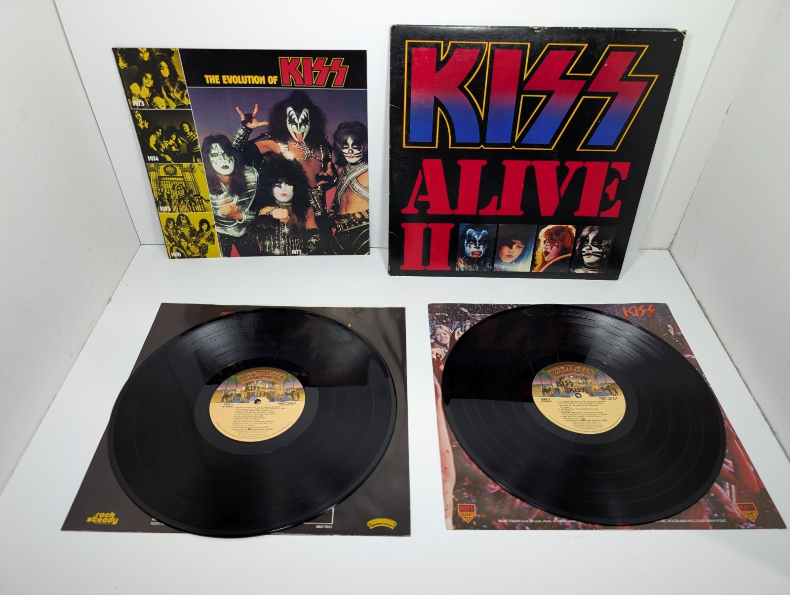 KISS Alive II 1977 Vinyl LP Casablanca W/Booklet Insert And Sleeves