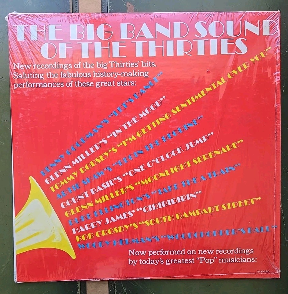 VTG The Big Band Sound Of The Thirties Record Vinyl 12″ LP 33 RPM S-303 SD