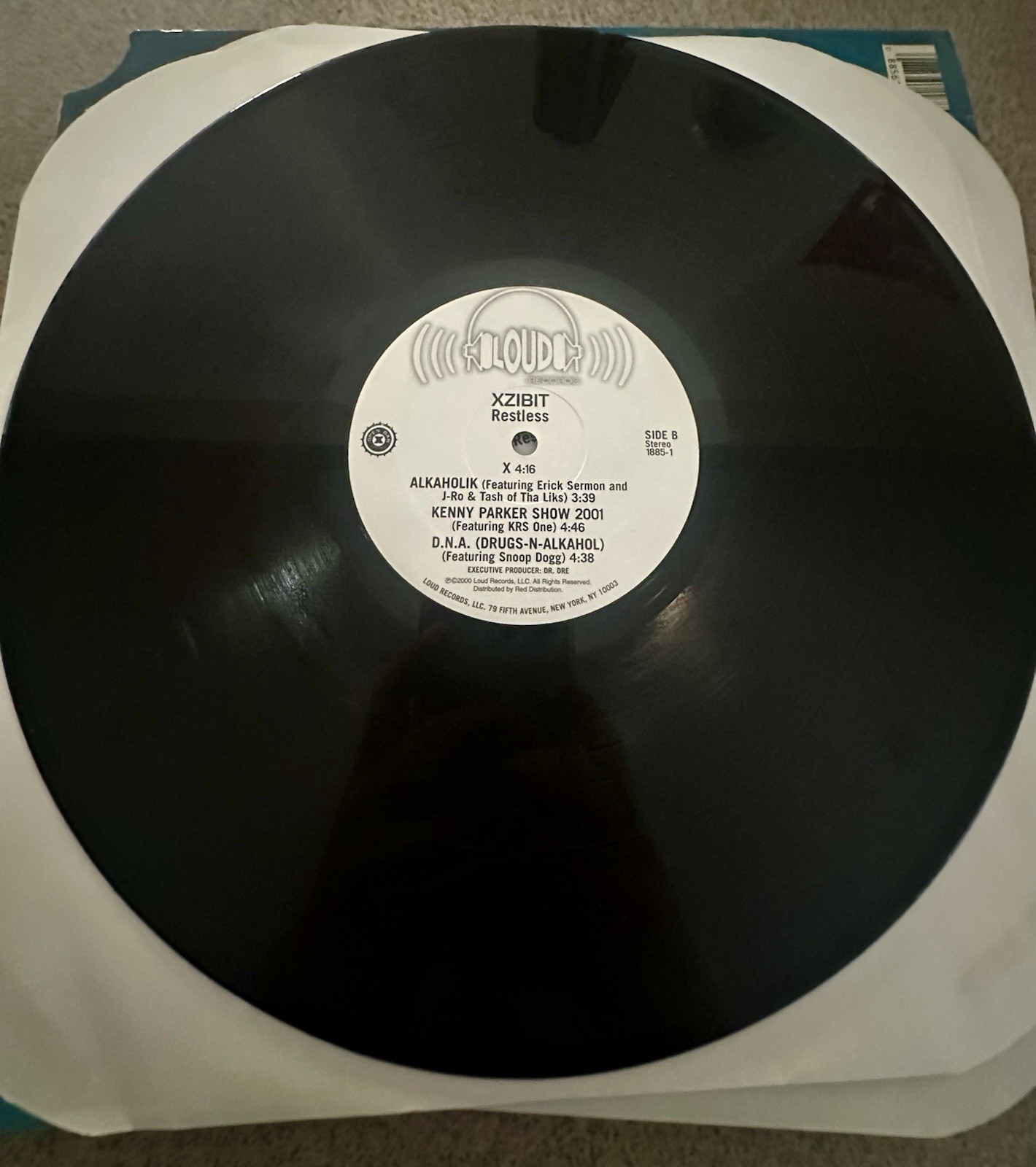 Xzibit – Restless 2LP Vinyl Record 2000 Ex./Ex. Dre Eminem KRS Snoop Nate Dogg