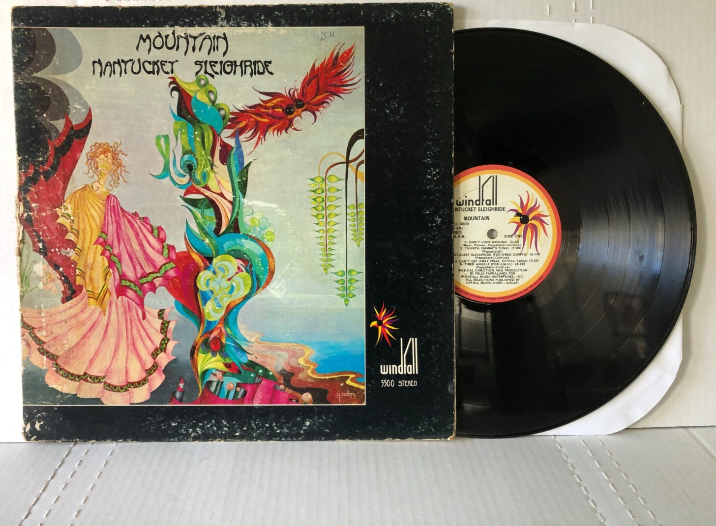 Mountain NANTUCKET SLEIGHRIDE Original 1971 Windfall gatefold G/G+ Lower grade