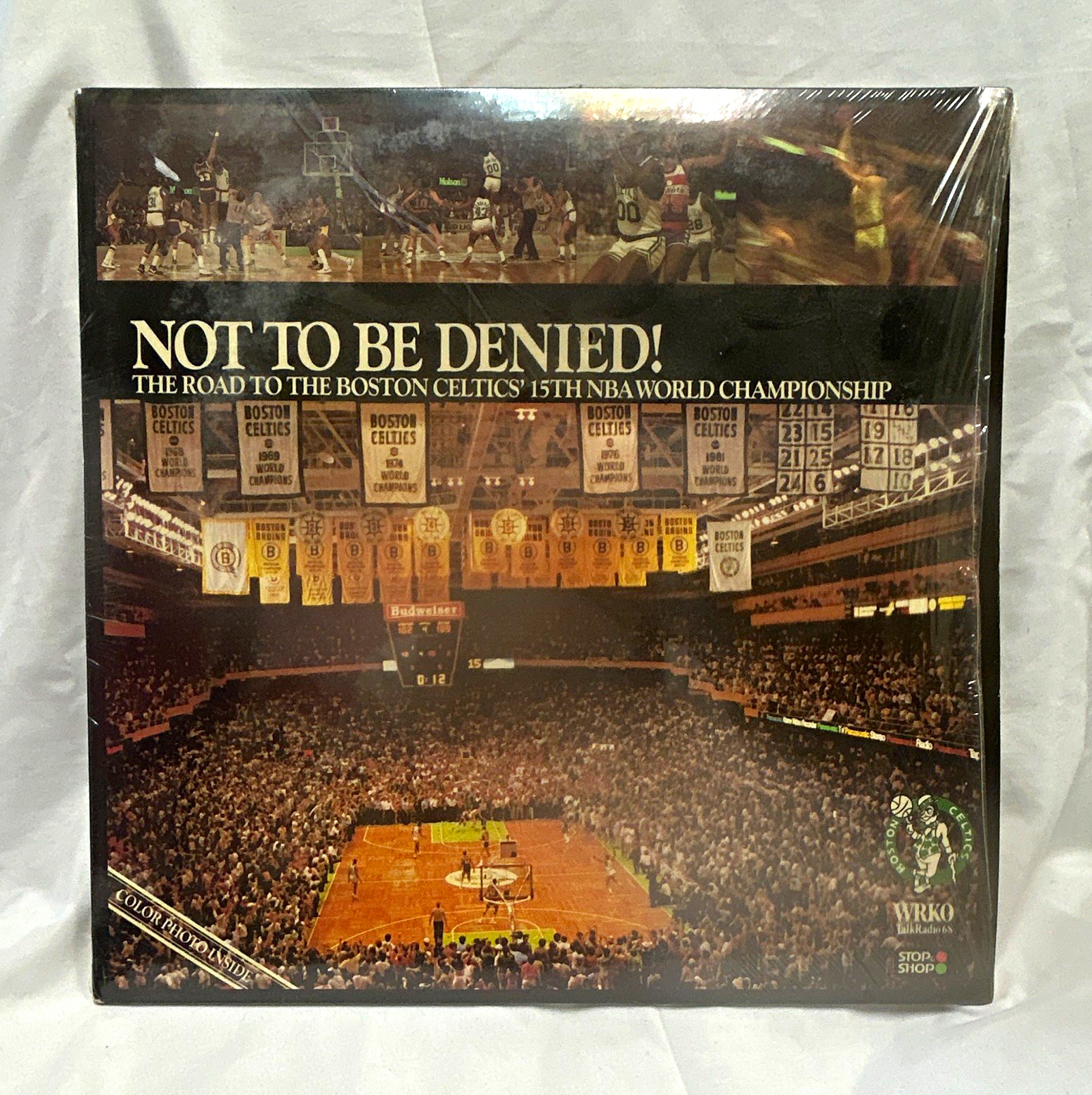 Johnny Most Not To Be Denied! WRKO 1984 12″ Vinyl LP Spoken Word Sports SEALED