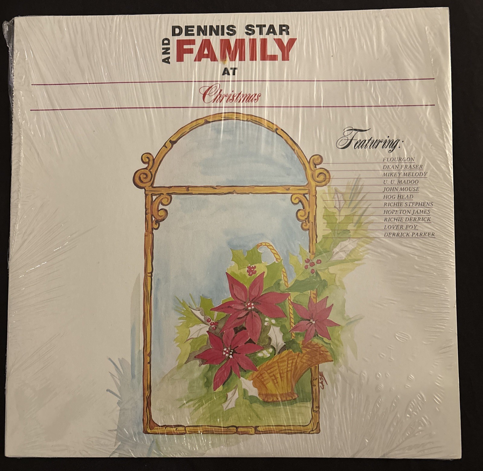 Dennis Star And Family At Christmas New Vinyl Tuff Gong Original Press 1990