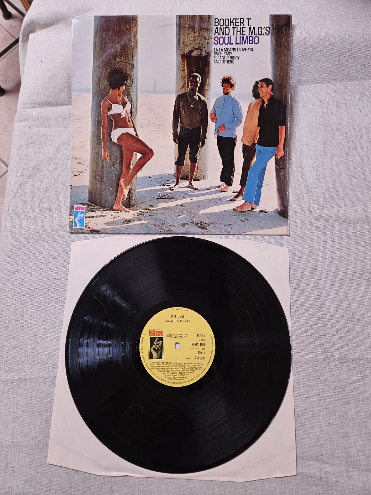 Booker T And The Mg’s Soul Limbo Over Easy Vinyl LP 1968 Pressing-VG