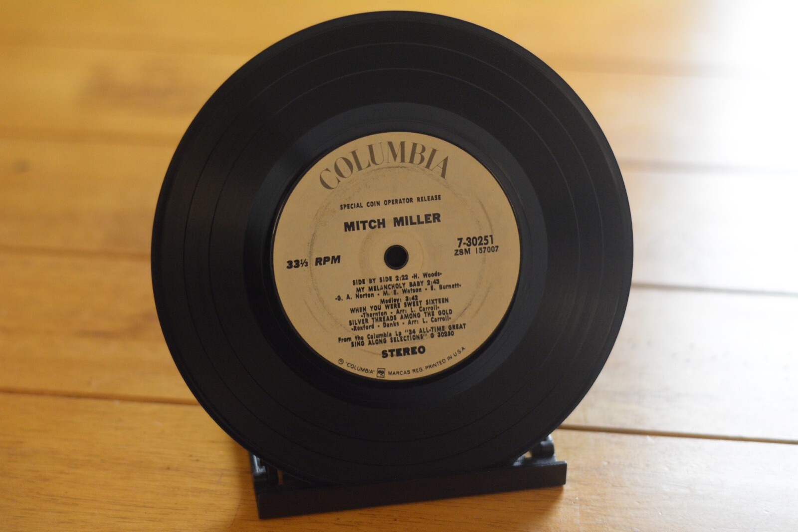 MITCH MILLER “SPECIAL COIN OPERATOR RELEASE” 7″ RECORD 33RPM EP [mr3-d41-27]