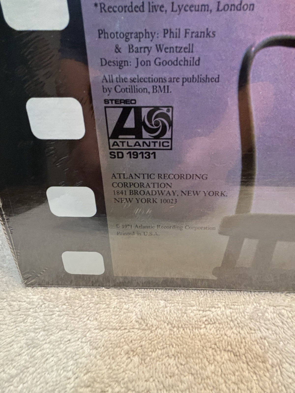 Yes – The Yes Album Original 1971 LP Still Factory Sealed Prog Rock Rare