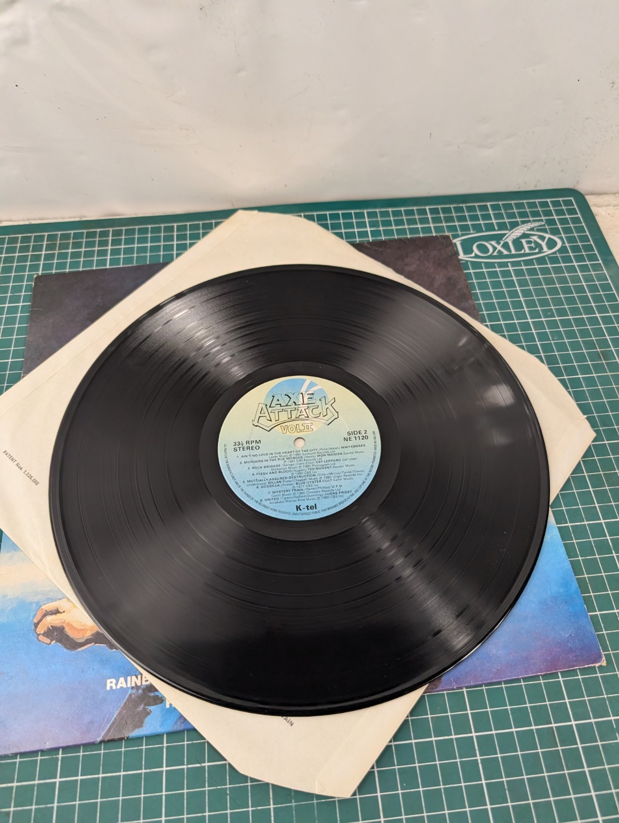 Vinyl Record Axe Attack Volume II K Tel NE 1120