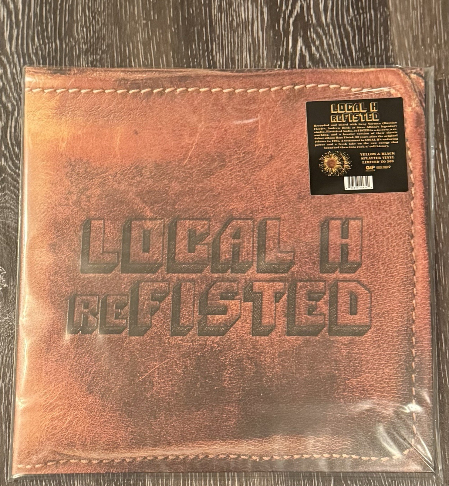 Local H Re-Fisted Vinyl- Yellow And Black Splatter- Only 500 Made. New
