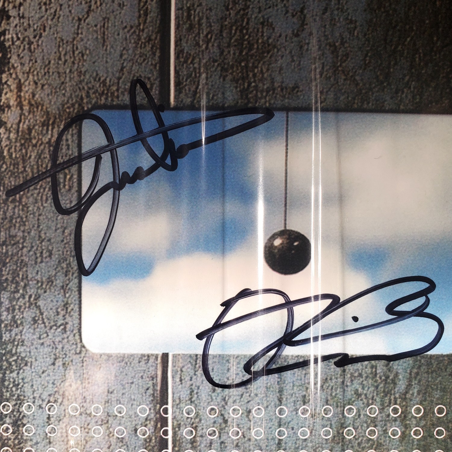 After EP1 + EP2 Vinyl Signed Jacket Cover CLEAR color AUTOGRAPHED