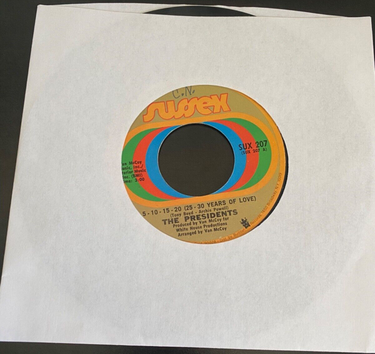 The Presidents 5-10-15-20 (25-30 Years of Love) I’m Still Dancing (1970)45 RPM-E