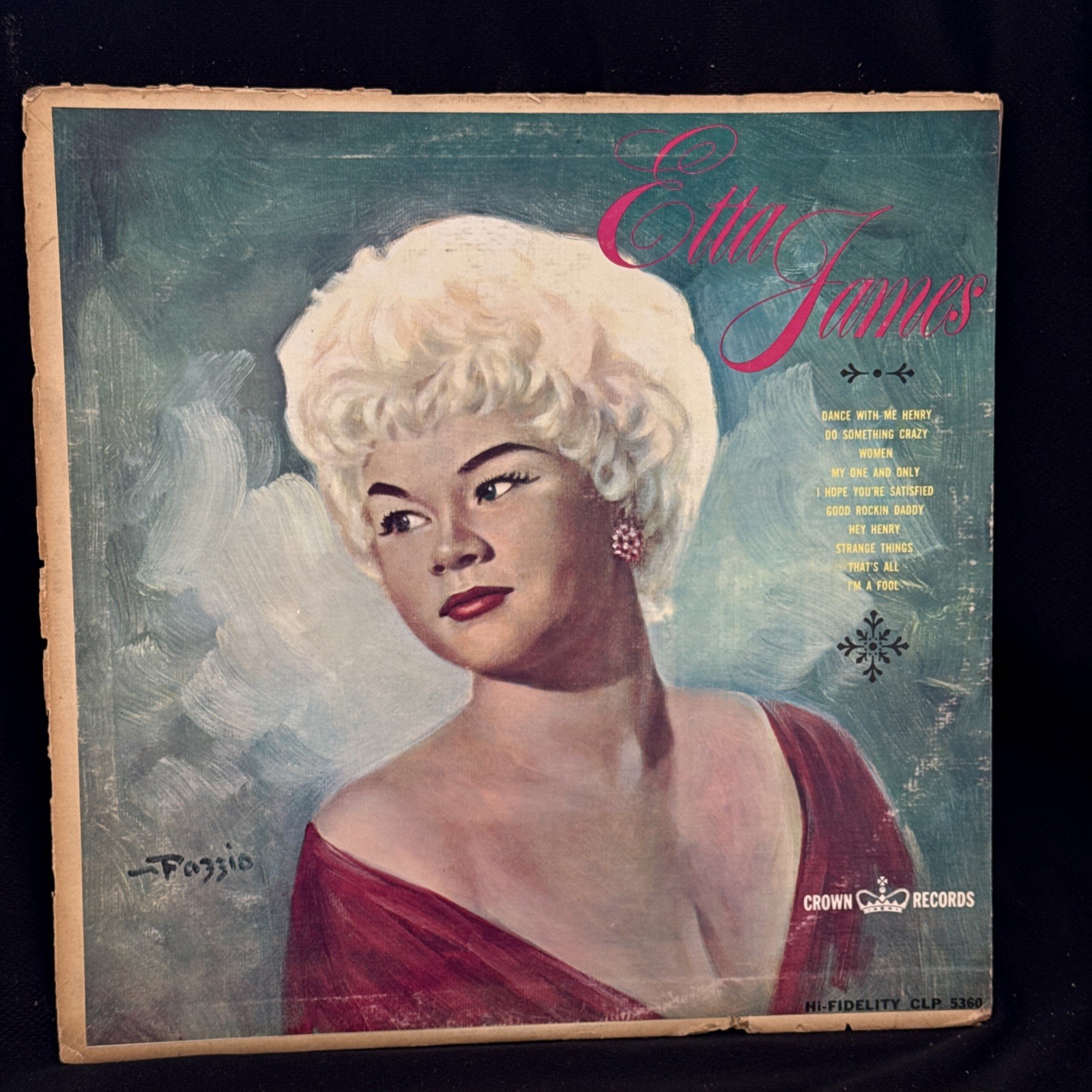 Etta James – self-titled – CLP 5360 – mono LP vinyl record 1963
