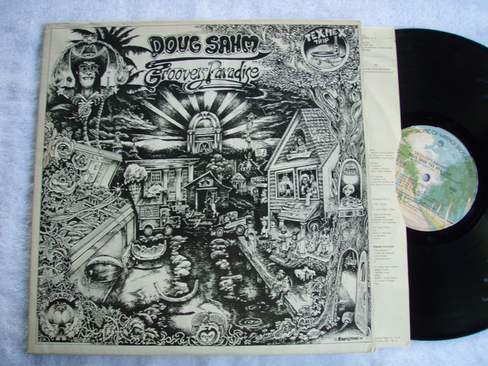 ~~DOUG SAHM~~GROOVERS PARADISE~~TEX MEX TRIP~~WB~~ EX+ VINYL~~