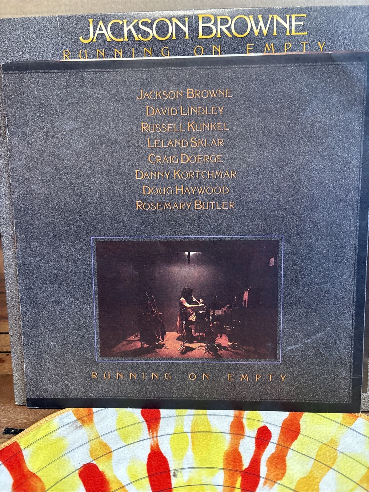Jackson Browne Running on Empty Asylum 6E-113 1977 LP 33 RPM 12″ Vinyl