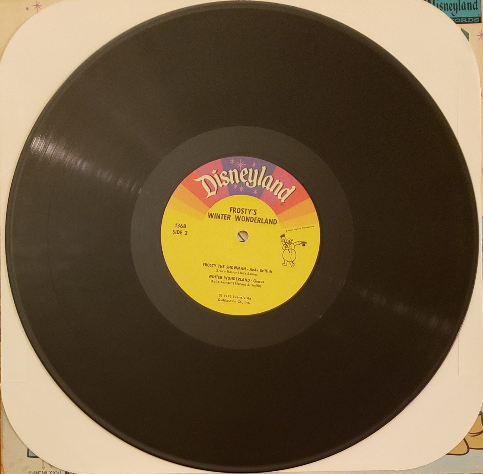 FROSTY’S WINTER WONDERLAND a Rankin/Bass Production 1976 Disney Records 1368