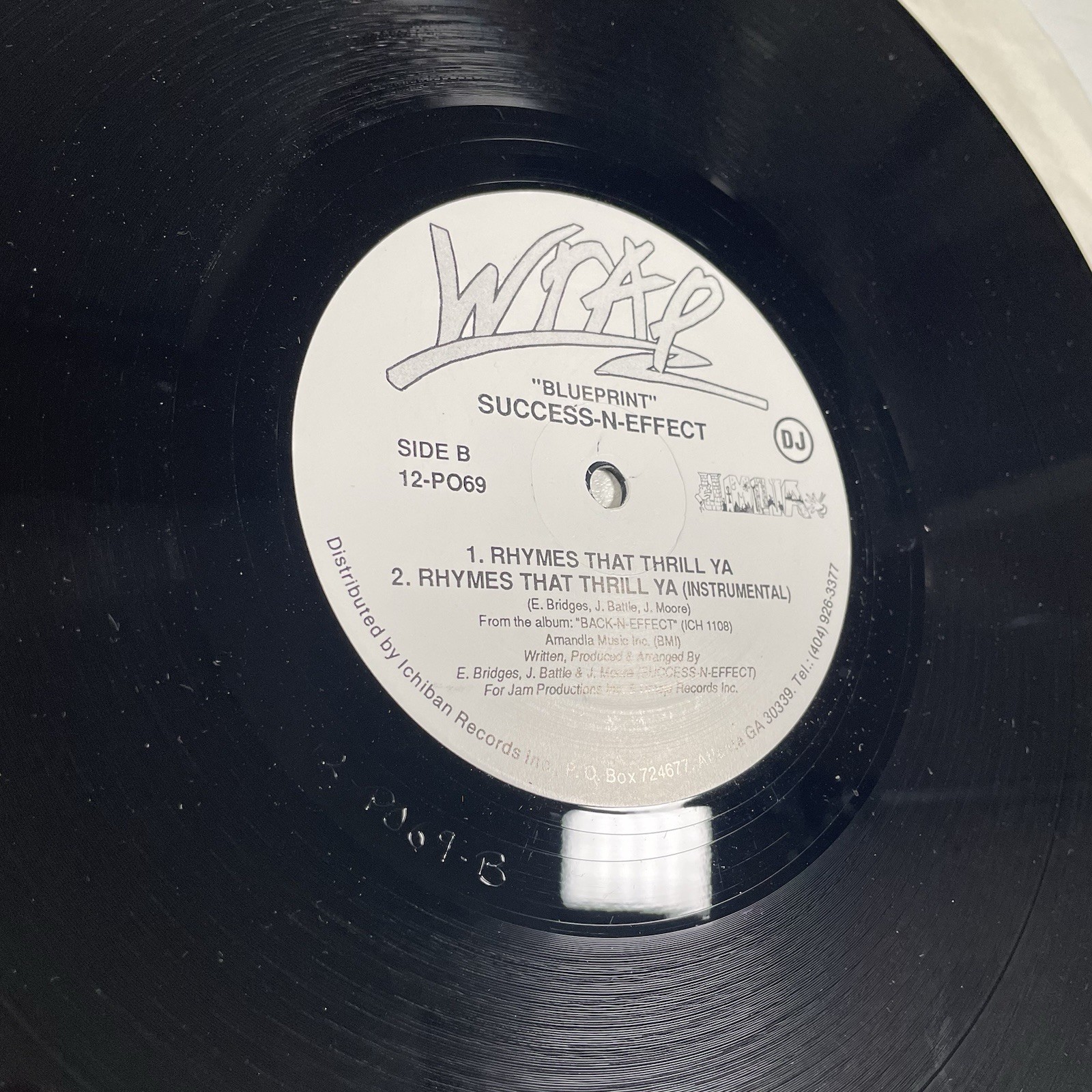 Vinyl Success N Effect Blueprint Single Hip Hop Rap Music 1991 12 In Umoja