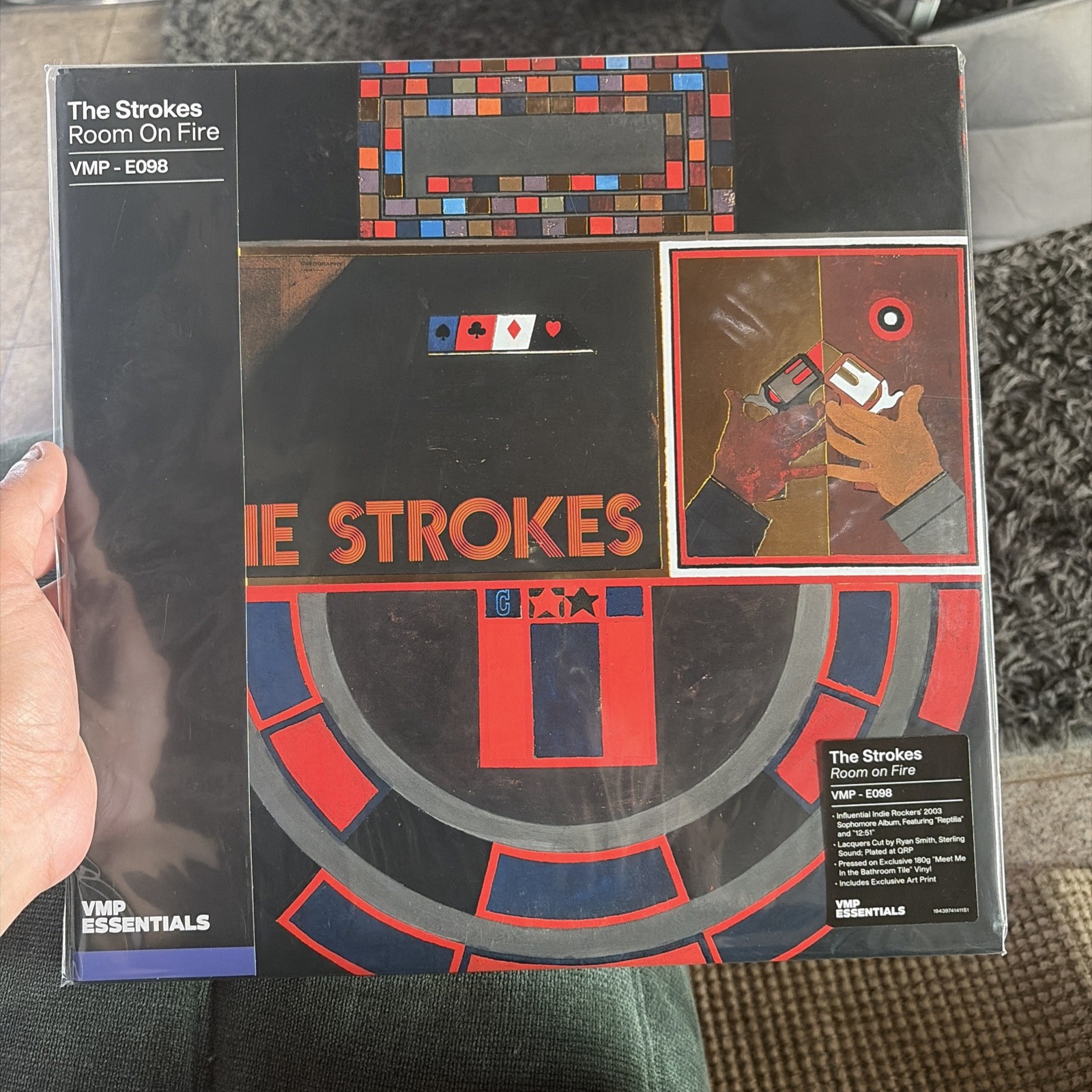 The Strokes ‎– Room On Fire Exclusive VMP Club ROTM Bathroom Tile Color Vinyl LP