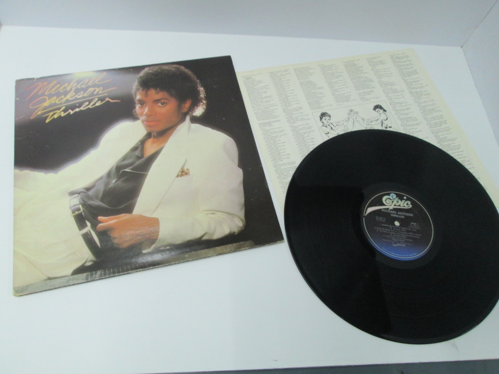Michael Jackson – Thriller 1982 OG 1st Press QE 38112 MISPRINT ERROR Vinyl LP
