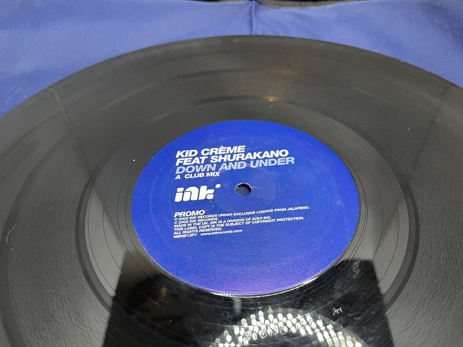 Kid Creme – Down And Under – feat. Shurakano 12” Vinyl Club Mix – Promo
