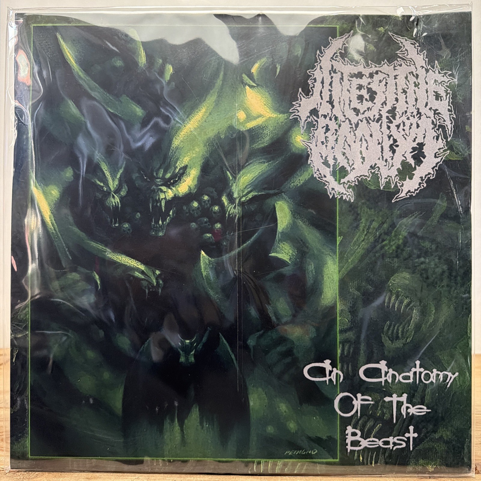 Intestine Baalism An Anatomy Of The Beast DOOMSDAY GREEN MARBLE Vinyl LP x/200