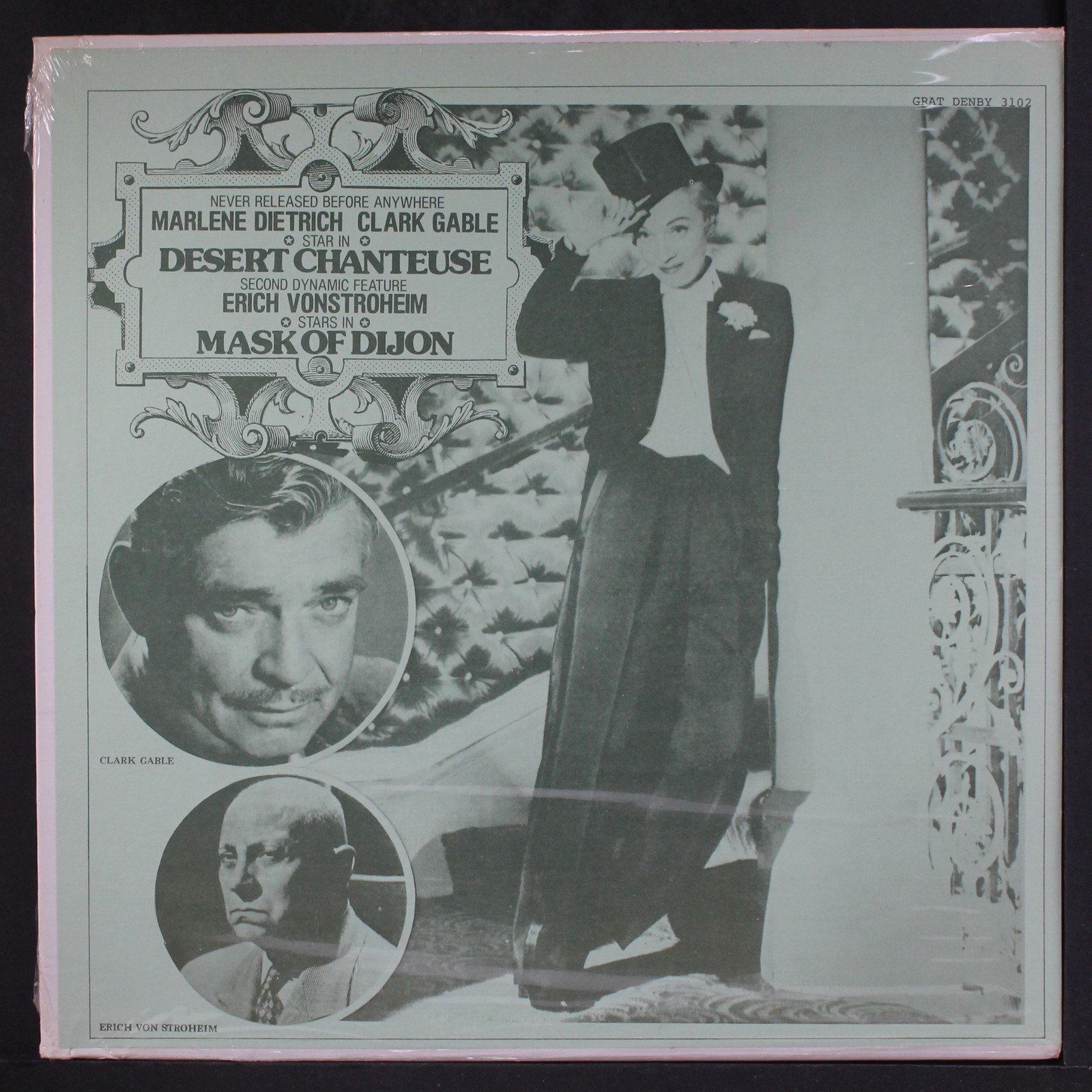 SOUNDTRACK: desert chanteuse / mask of dijon GRAT DENBY 12″ LP 33 RPM Sealed