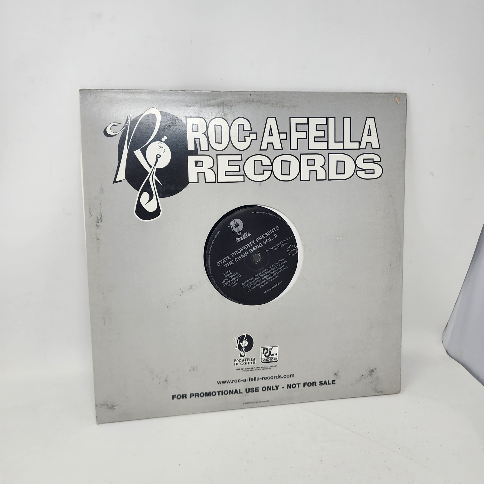 The Chain Gang Vol. II State Property Presents Vinyl Record Roc-A-Fella Records