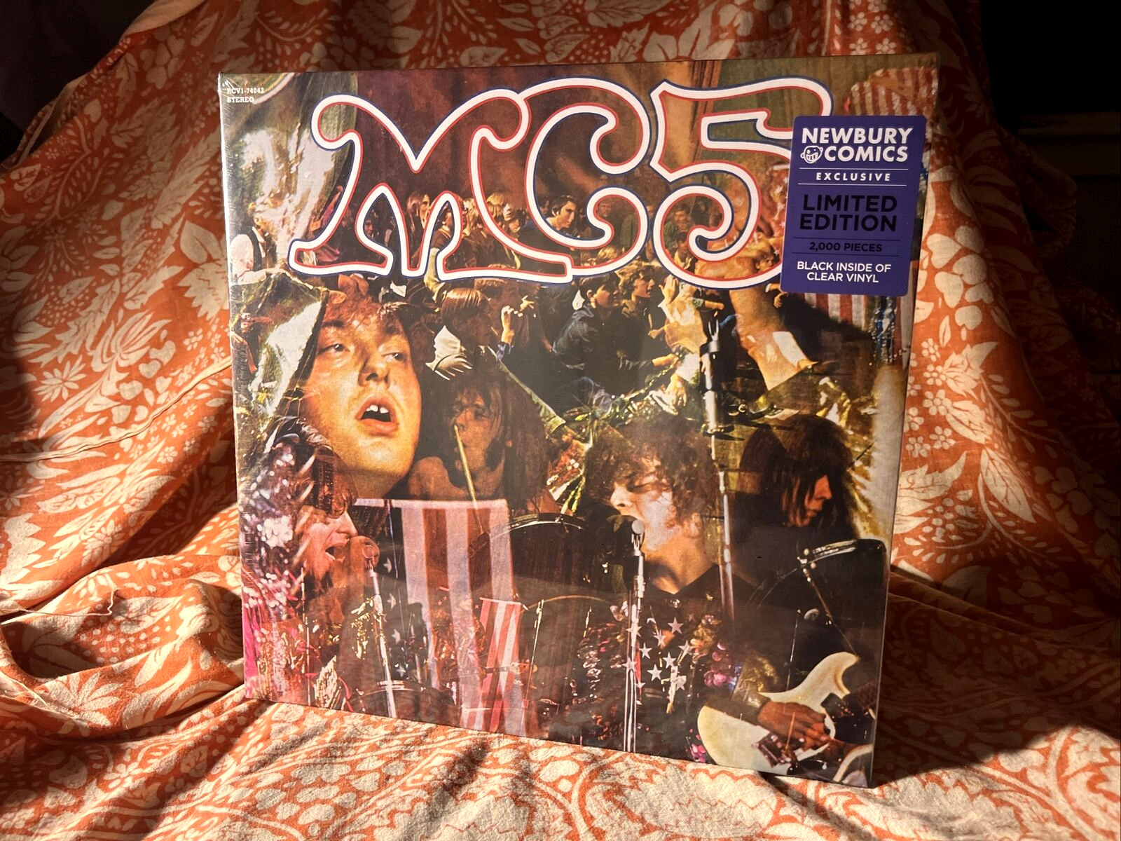SEALED MC5 Kick Out The Jams CLEAR BLACK vinyl LP iggy pop stooges new york doll