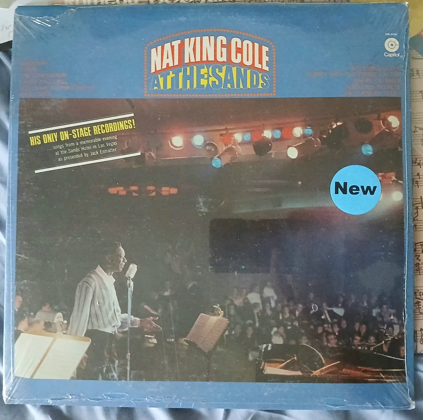 LP: NAT KING COLE AT THE SANDS STILL SEALED