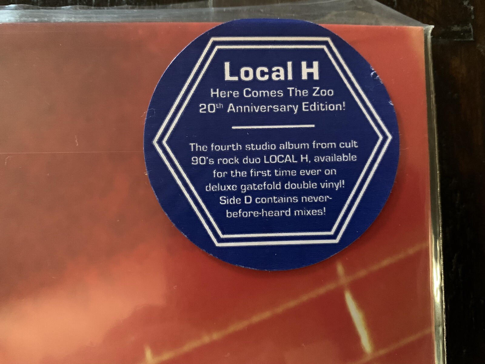 LOCAL H Here Comes the Zoo LP Red Vinyl 1st Press-Nirvana Spacehog Harvey Danger