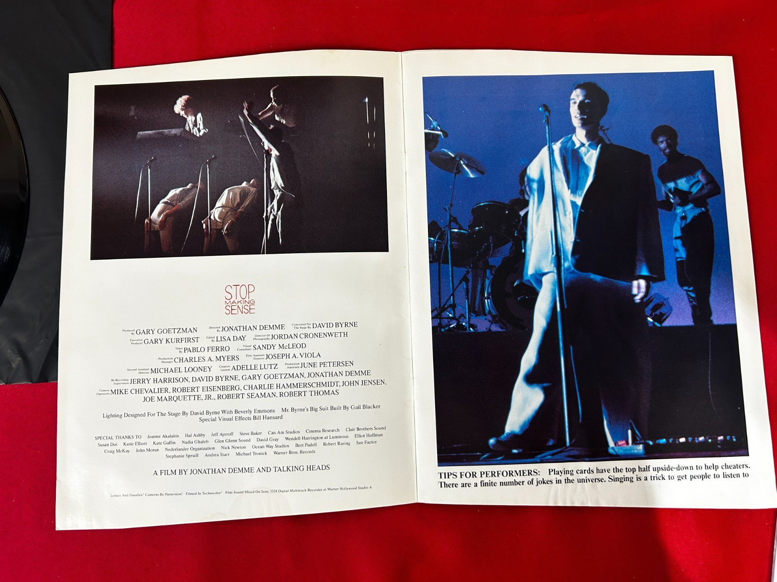 Talking Heads – Stop Making Sense – 1984 Sire – 1-25121 – Limited Edition -NM/EX