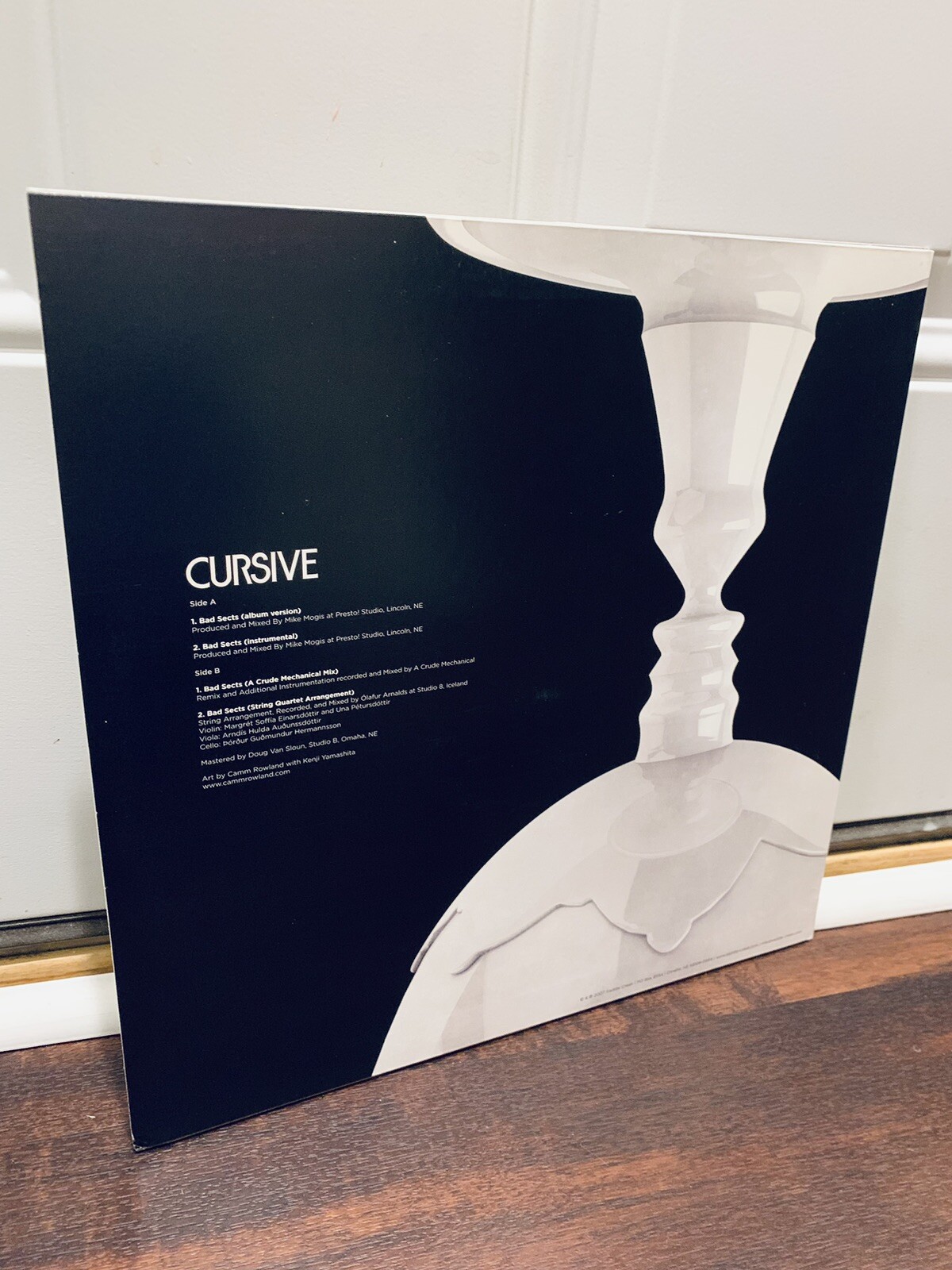Cursive – Bad Sects 12” Vinyl Single – Happy Hollow – Saddle Creek – Tim Kasher