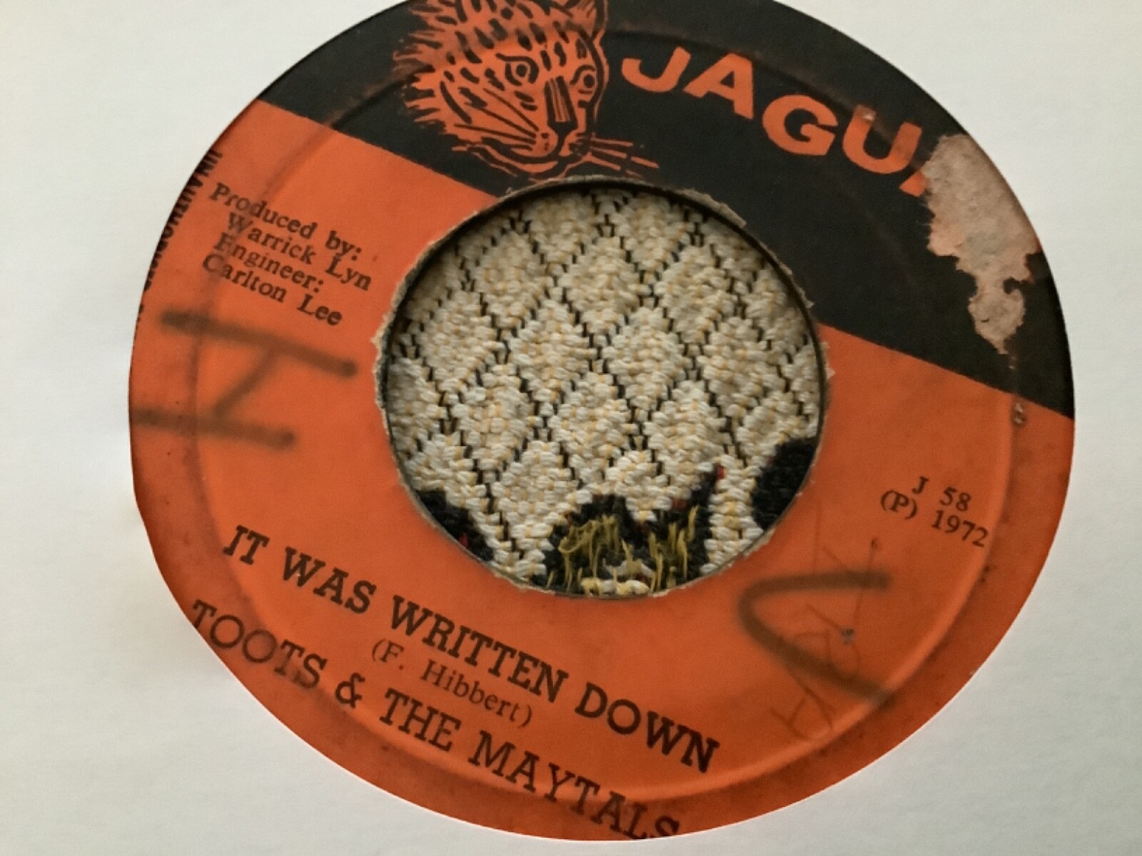 Toots & Maytals , It Was Written Down , Daddy , 7” Jaguar.