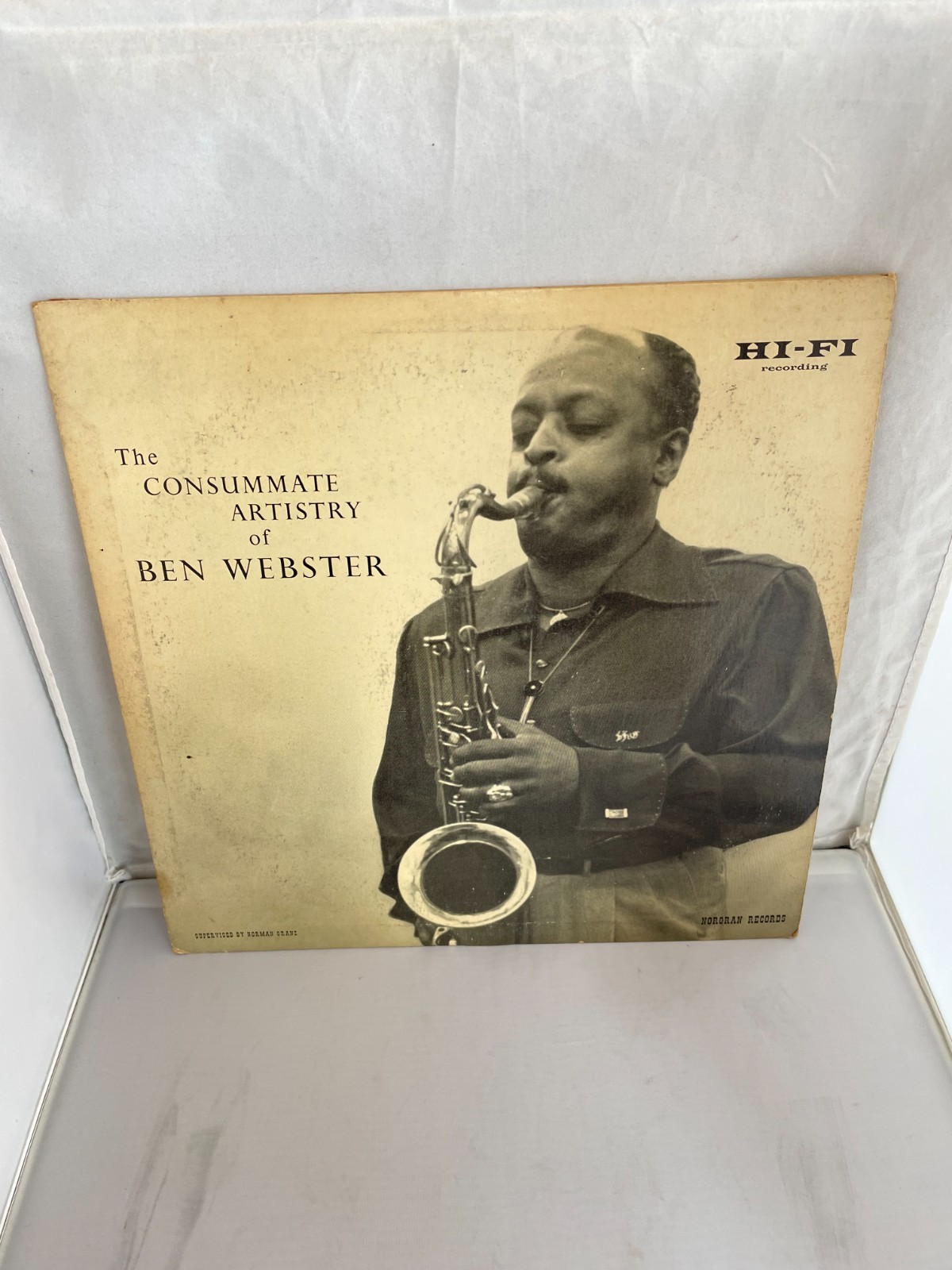 Ben Webster The Consummate Artistry Lp Vinyl 1954 Norgran MGN-1001