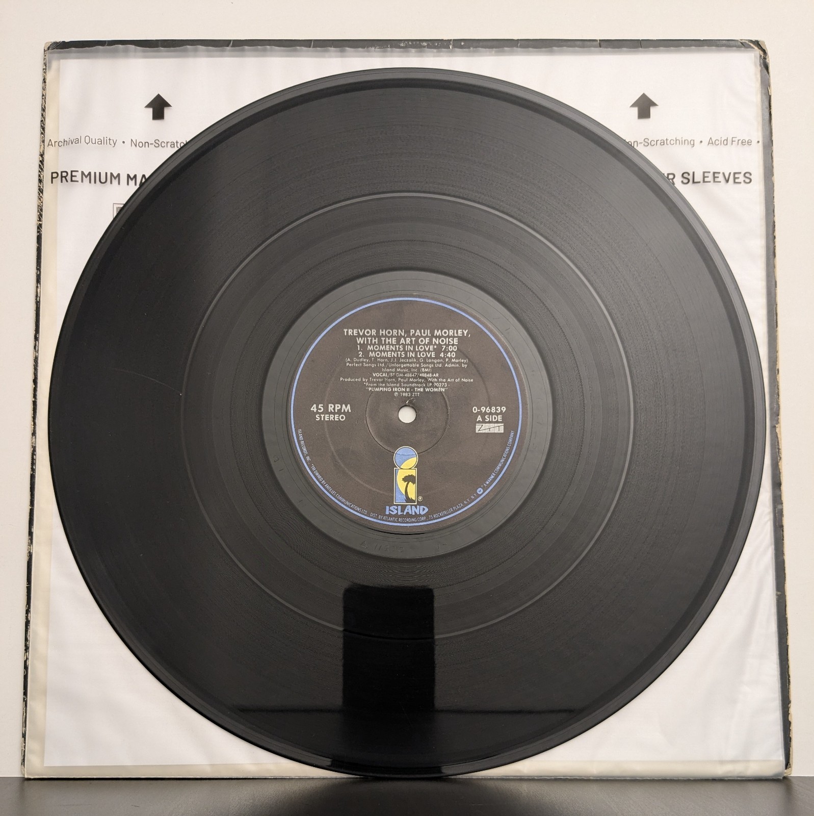 The Art Of Noise Moments In Love 1985 US 12″ Single ZTT Island 0-96839