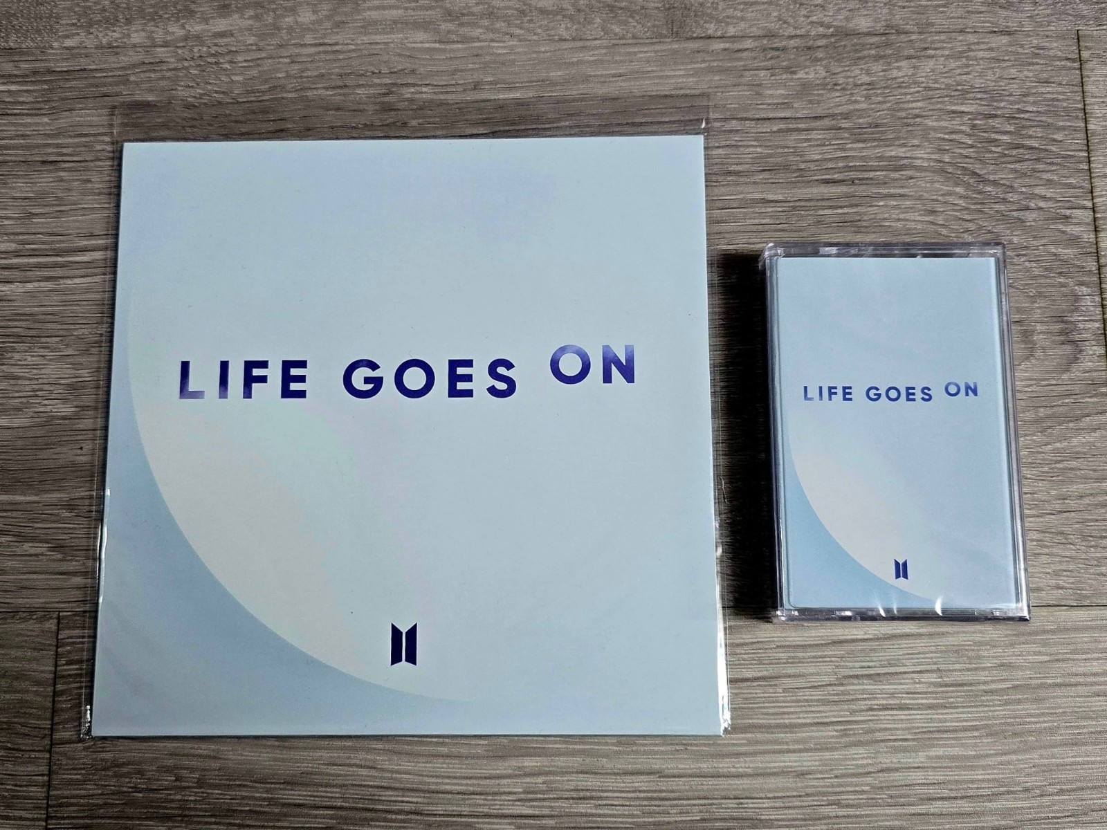 BRAND NEW SEALED BTS LIFE GOES ON VINYL + CASSETTE SET