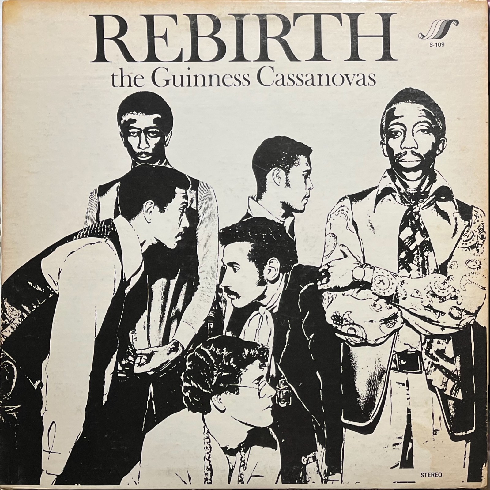 REBIRTH The Guinness Cassanovas LP Steady Records Islands Soul Jazz Funk EX