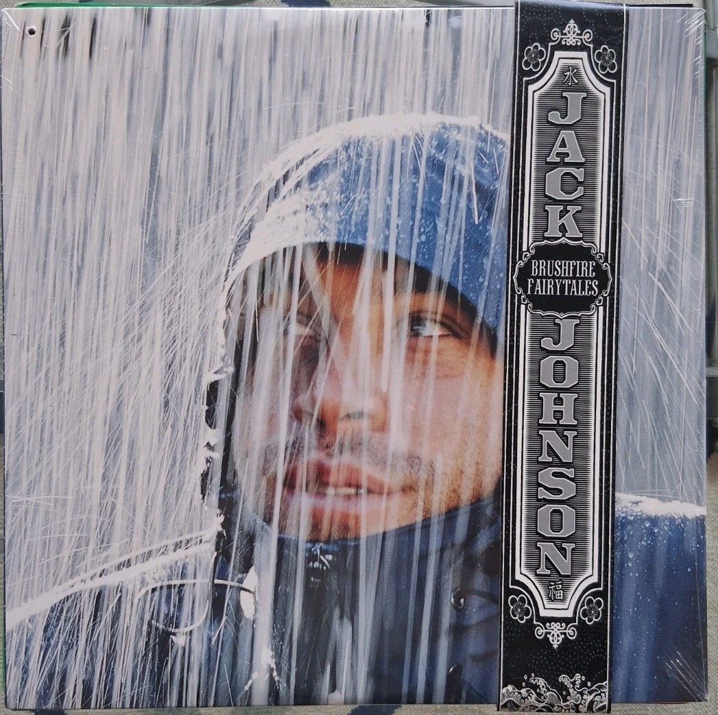 🌊 Jack Johnson Brushfire Fairytales 2000 Sealed LP Original Pressing NEW