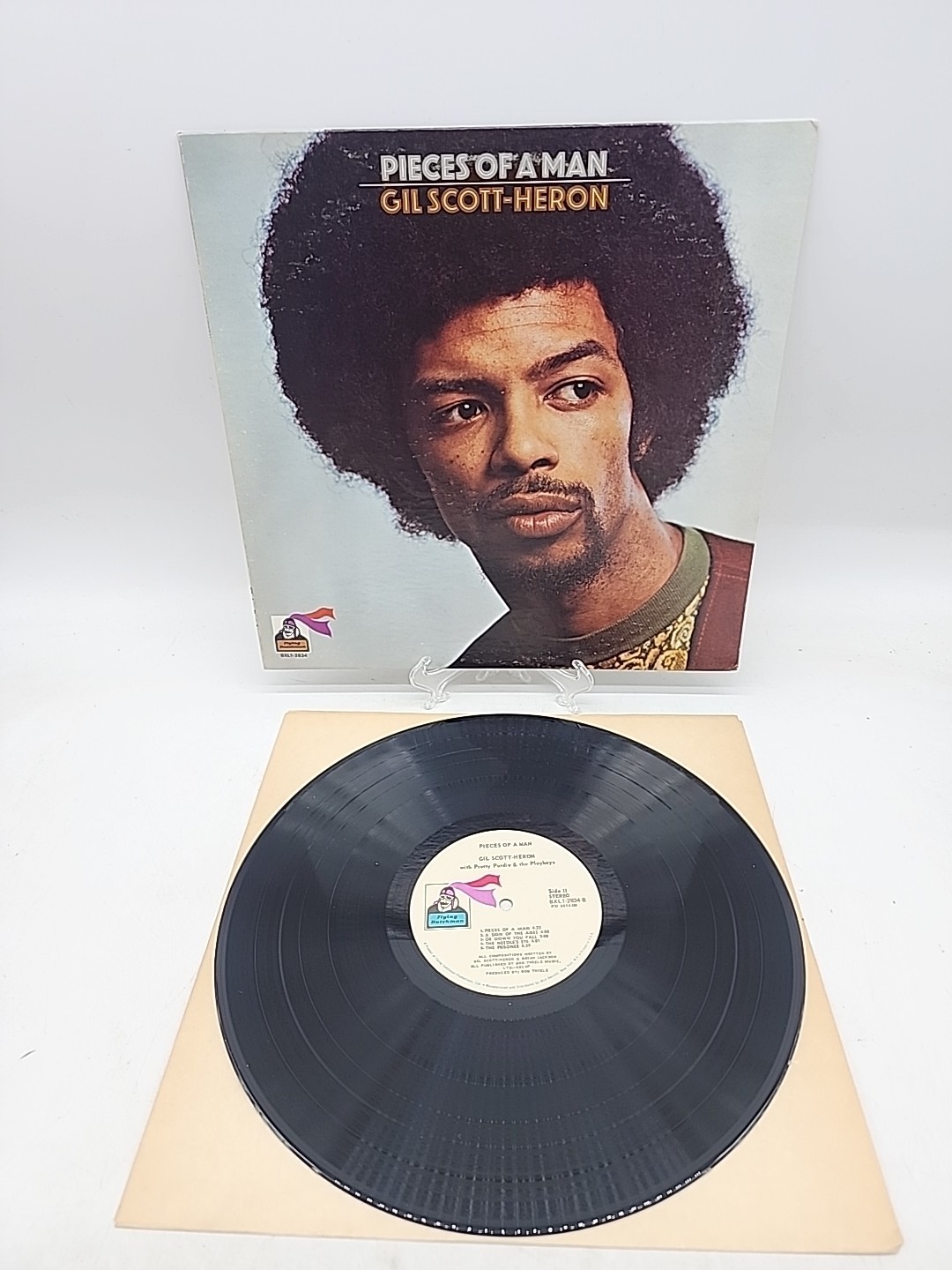 Original 1971 Gil Scott-Heron “Pieces of a Man” LP- Flying Dutchman Records, VG+