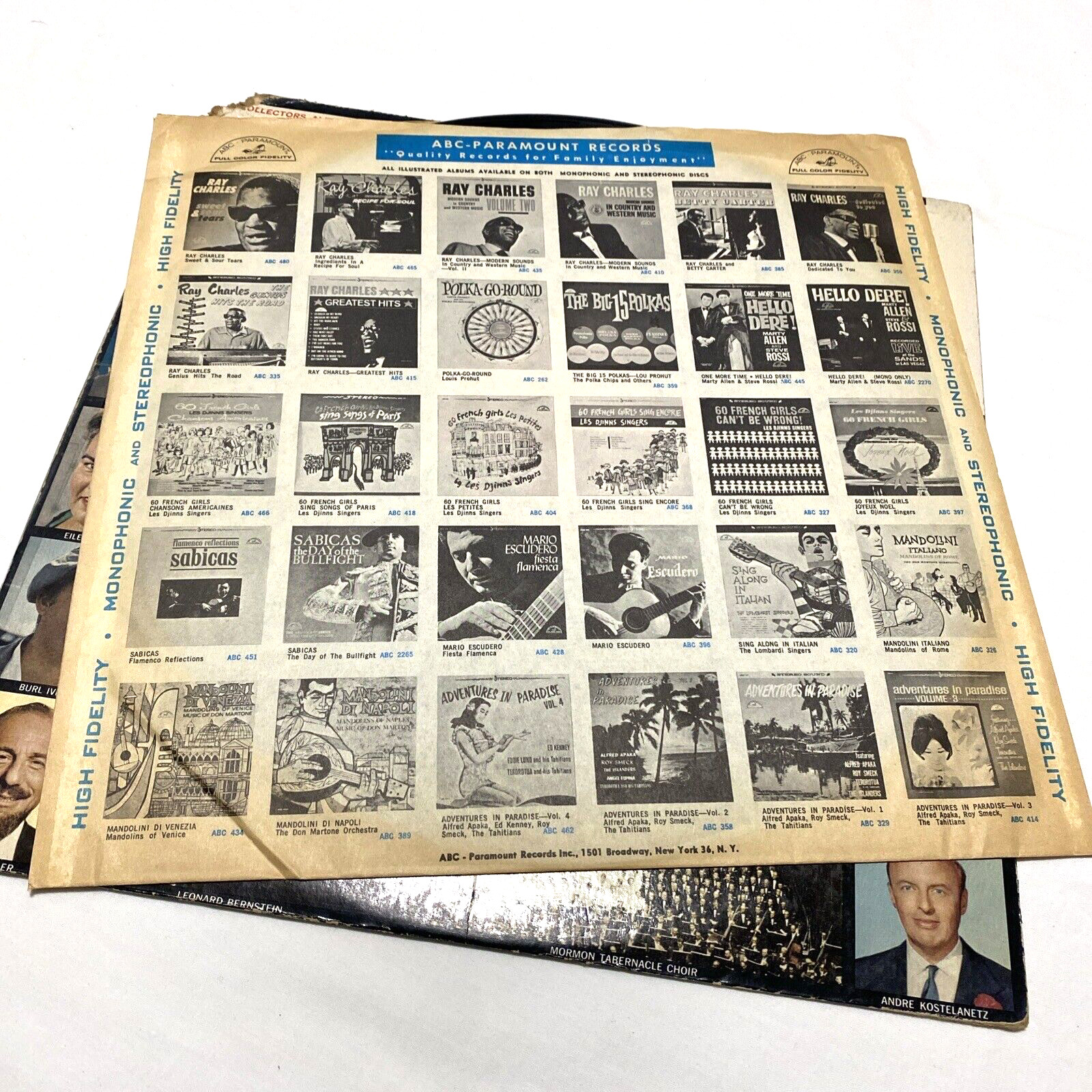 THE GREAT SONGS OF CHRISTMAS ’61 Vinyl 12″ LP 33 RPM Columbia Records XTV 69406