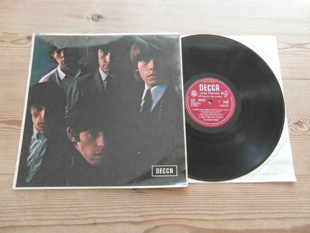 THE ROLLING STONES-No.2-MON0 LK 4661-1A2A-BLIND MAN TEXT-VINYL LP ALBUM 1965