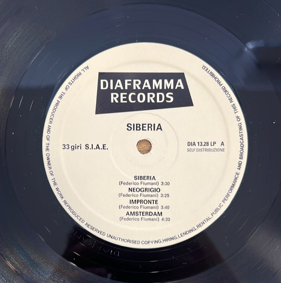 DIAFRAMMA Siberia LP Vinile + CD Ristampa Autografata Edizione Limitata Rara