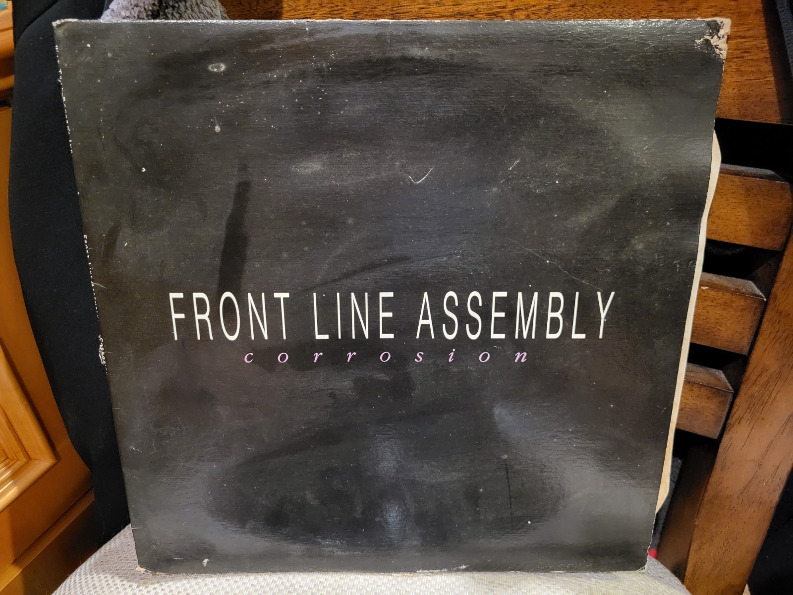 Front Line Assembly Corrosion LP Wax Trax WAX 038 NM Vinyl VG Cover 1988