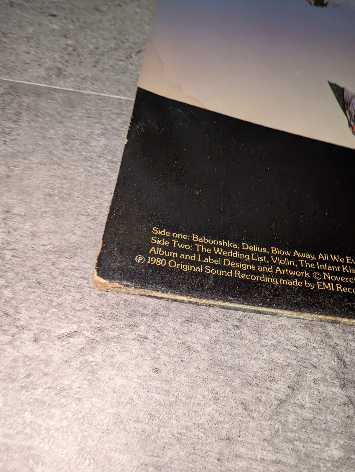 LP KATE BUSH “NEVER FOR EVER” 1980 HARVEST STAO-6476 ORIGINAL CANADA PRESS