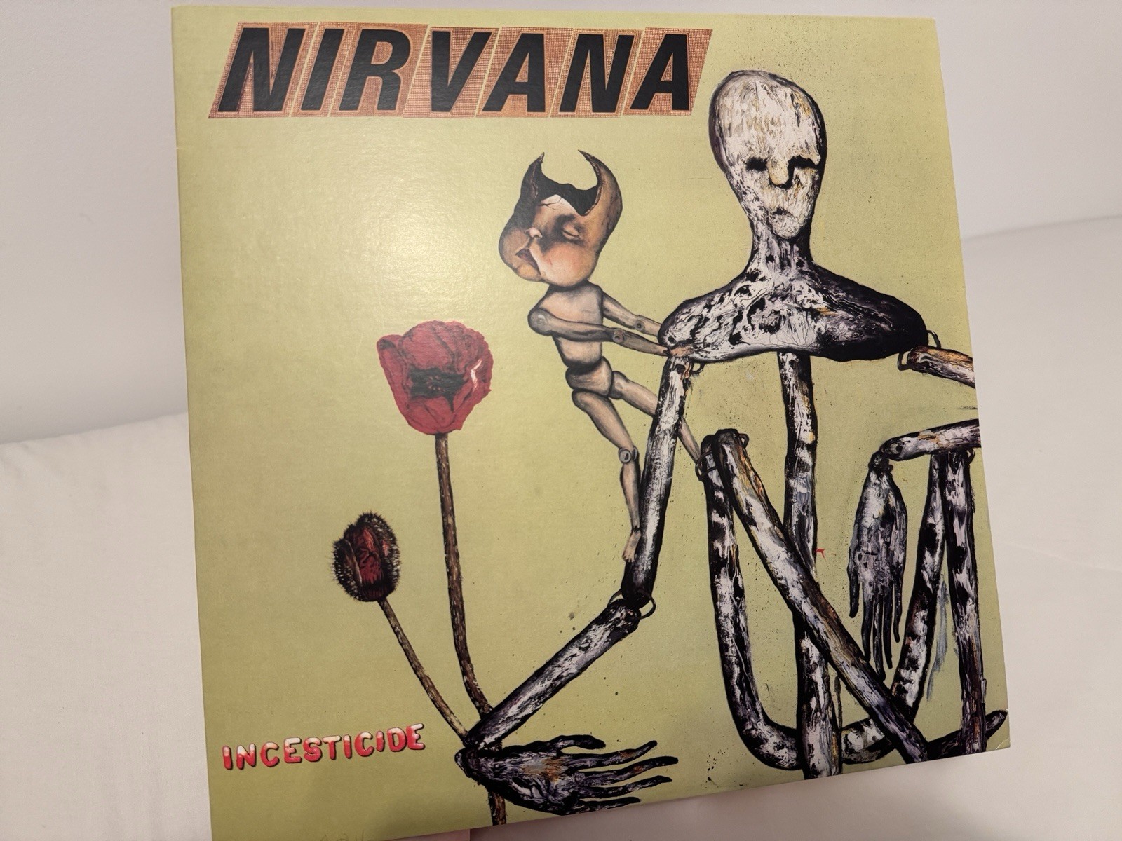 Nirvana Incesticide Clear Vinyl LP 2011 ORG Music Pallas Press ORGM-1005 VG+