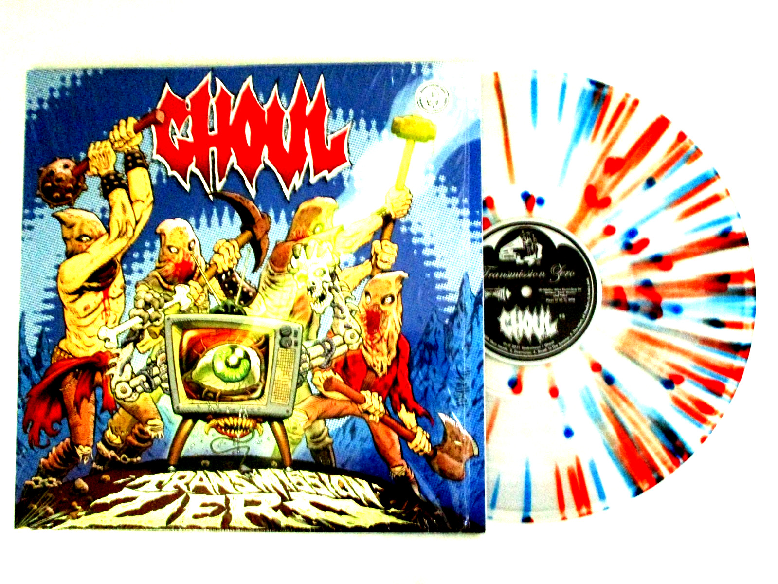 GHOUL TRANSMISSION ZERO LP SPLATTER VINYL SPLATTER THRASH METAL
