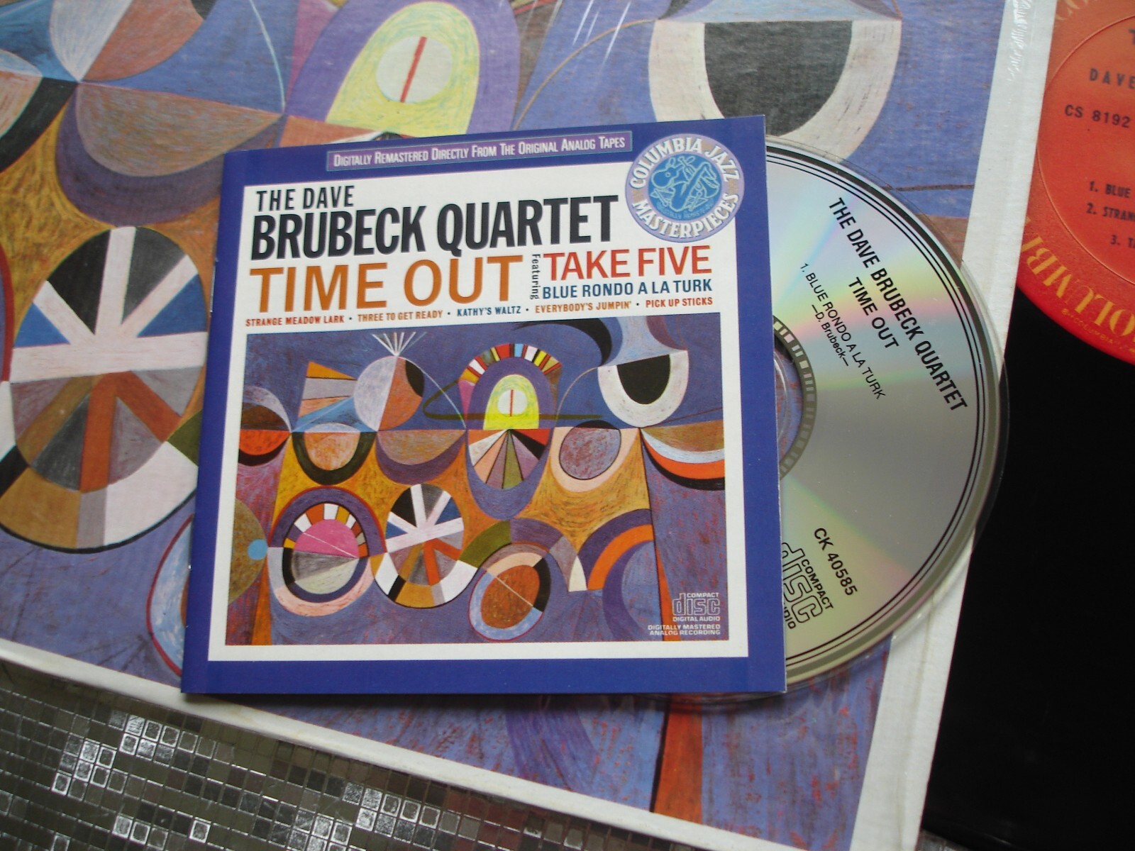 The Dave Brubeck Quartet ~ Time Out ~ Vintage LP w/ Bonus CD Columbia CS 8192