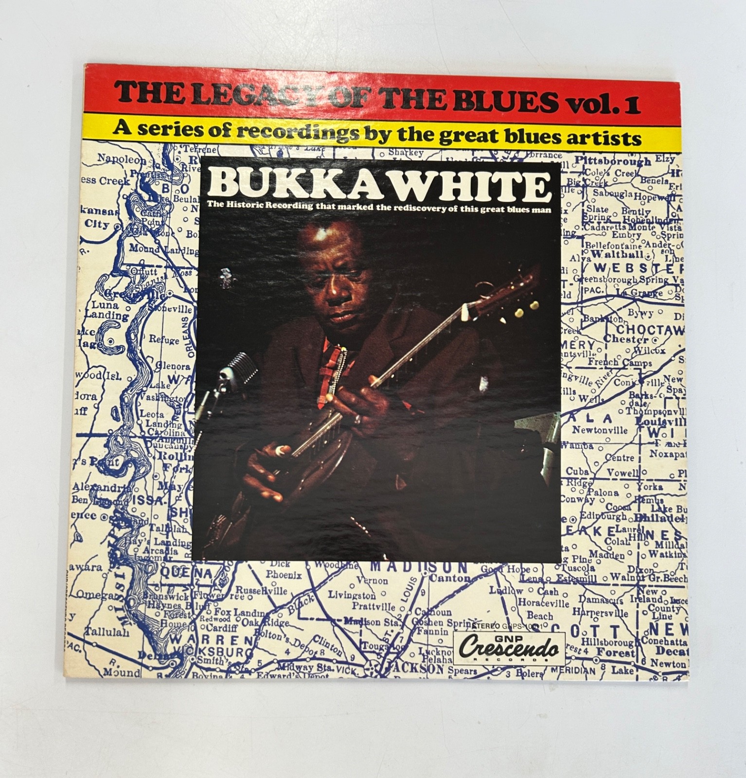 Bukka White – The Legacy Of The Blues Vol.1 (LP 1987 Delta Blues) EX Condition