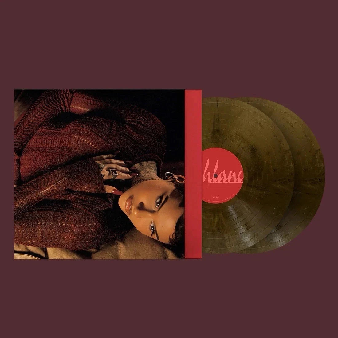 Kehlani Self-Titled Gold Marble Color Vinyl LP + AUTOGRAPHED SIGNED Card