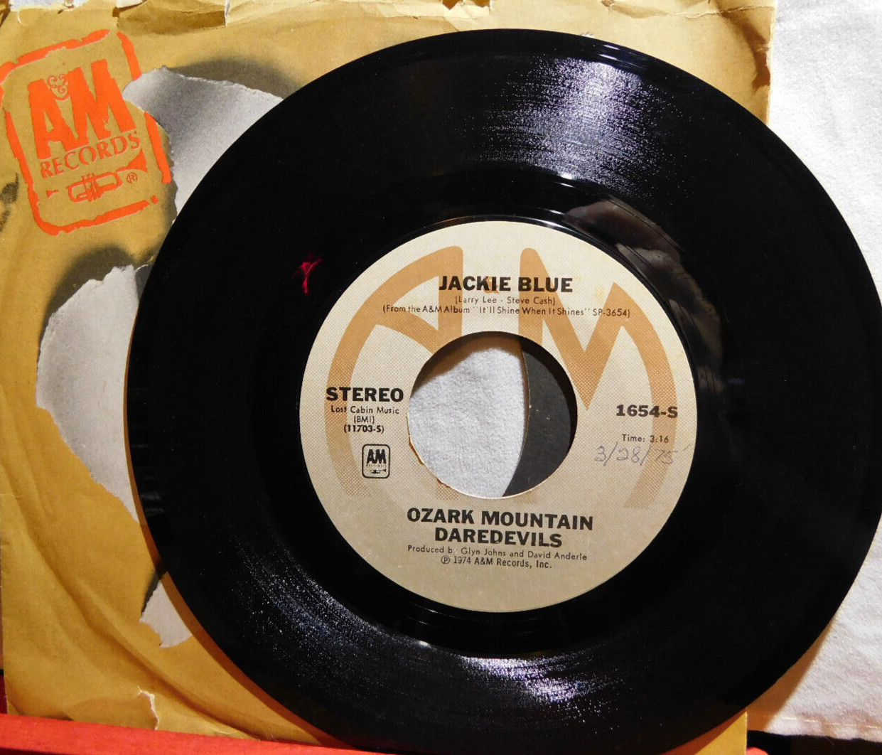 OZARK MOUNTAIN DAREDEVILS BETTER DAYS / JACKIE BLUE 45 RPM RECORD 045
