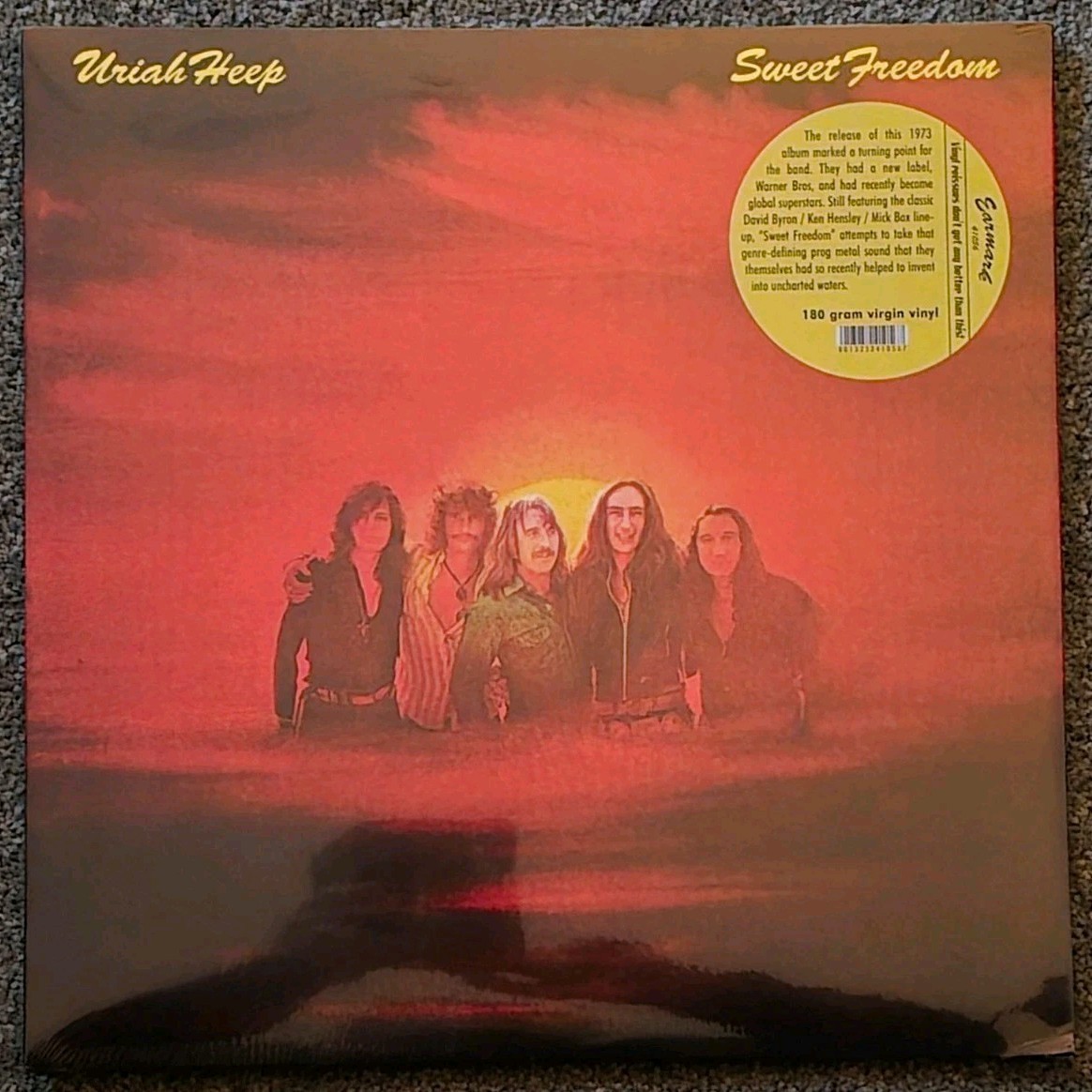Uriah Heep Sweet Freedom Sealed Italian Earmark 180gm Vinyl LP NM/EX Reissue