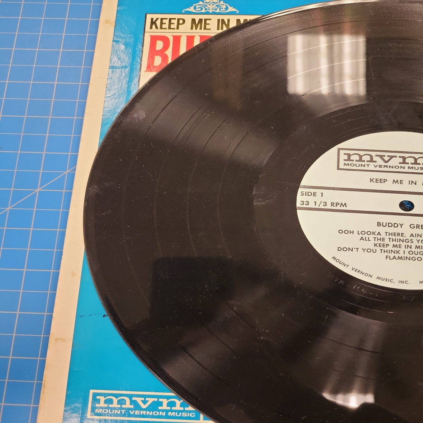 Buddy Greco Keep Me In Mind Vinyl LP MVM 164 Mount Vernon Music Jazz Pop Vocal